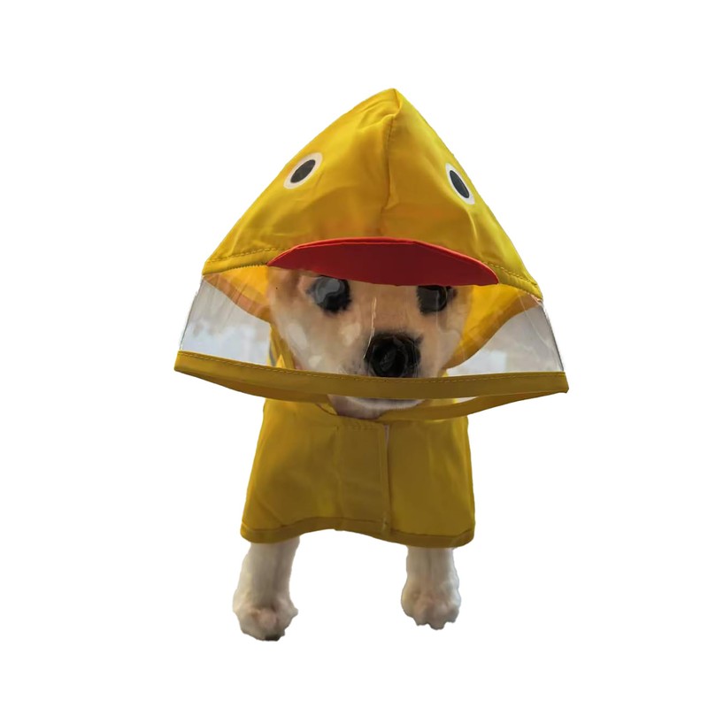 IOICYBF Dog Raincoat Hooded, Reflective Dog Slicker Poncho Adjustable Waterproof