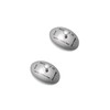 Medfort-Instruments Corneal Eye Shield Protector Stainless Steel with holding Point,