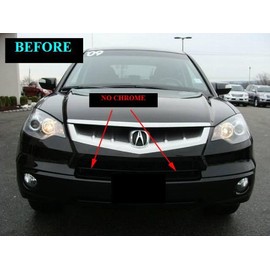 312 MOTORING Compatible With ACURA RDX 2007-2009 CHROME GRILL GRILLE KIT 2008 07 08 09