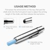 2 Packs Aluminum Alloy Chalks Holder, For Chalkboard Teacher'S Chalk