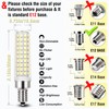 ALIDE E12 10W 6000K LED Candelabra Bulbs 100w Equivalent 1200lm