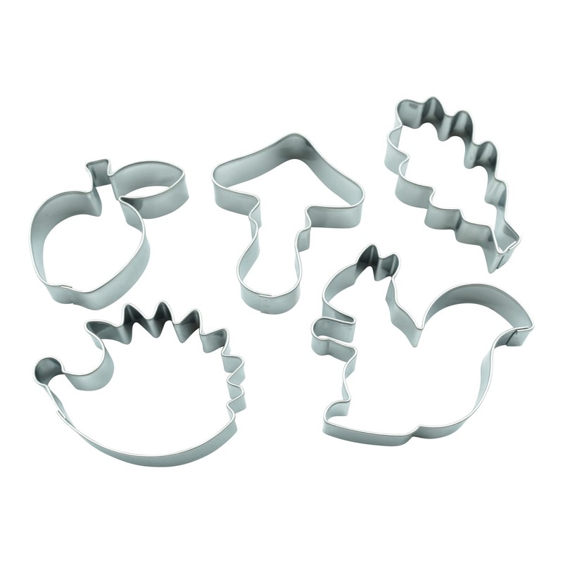 BekkiB 2415-Set of 5 Cookie Cutters "Forest" - Cookie Cutters