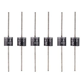 BOJACK 10A10 Rectifier Diode 10 A 1000 V Axial 10A10 10 amp 1000 volt Electronic Silicon Diodes (Pack of 25)