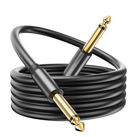 COOLSELL Guitar Cable 10Ft, 1/4 Inch Instrument Cable, Soft Durable Electric Guitar - AMP Cord for Bass, Amplifier, Pedals, Guitar Chord with Improved Tin Plated Copper Core,Noise Free