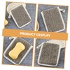 Healeved 4pcs Exfoliating Soap Pouches Linen Soap Bar Scrubber Bag