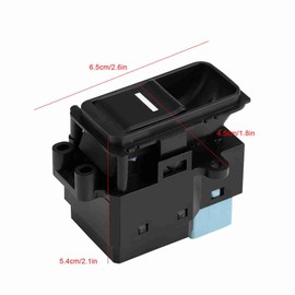 Interruptor de ventana, Interruptor principal de la ventana trasera izquierda/derecha para Accord 2.4L 2003-2007 35770-SDA-A01