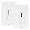 Maxxima Dimmer Electrical Light Switch - Featuring Blue Indicator Light,