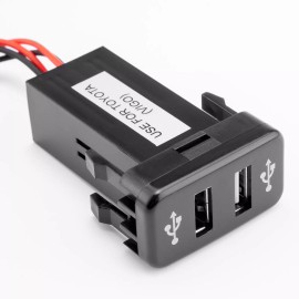 WEISEN for Toyota Tundra 2005-2007 Car Charger Socket Dual USB Port