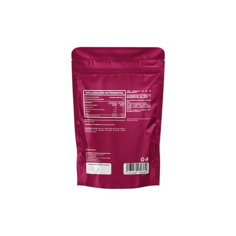 Wellthy Berberina Pura 40 Cpsulas. 100 Berberis Aristata, con 500mg