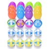 Ganowo 12 Pcs Easter Eggs Prefilled with Mini Snake Cube