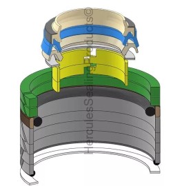 Hercules 2478878 Boom Stick Cylinder Seal Kit Fits Cat Caterpillar 320D 320DL-DRR