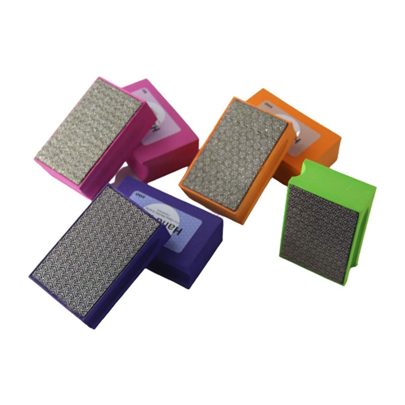 Diamond Hand Pad, 400 Grit Diamond Hand Polishing Pad Electroplated