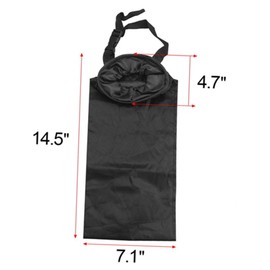 AISIBO Car Trash Bags Car Trash Can Washable Eco-Friendly Seat Back Hanging Car Trash Bag Car Garbage Bag for Car,Travelling (2 Pack)