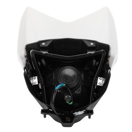 BAOUFF Front Headlight for Hawk 250,Dirt Bike Head Light Kit for Hawk 250cc/Hawk 250CC All Years - White