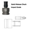 KAIFNT K352 Square Drive Quick-Release Bit Holder Socket Adapters, Impact