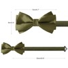 HOULIFE Bow Tie Men's Set - Adjustable Satin Polyester Bow