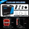 KDM Magnetic Wireless LED Trailer Light kit,Rechargeable Towing Tail Light
