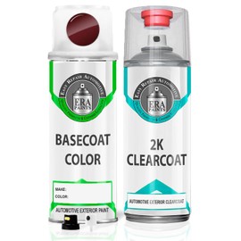 ERA Paints S3W/S5W - Ruby Wine Metallic for HYUNDAI Exact Match Automotive Touch Up Paint Spray - 2K Essential Kit