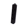 4 x 16 Amp Power Strip Without Cable - Black