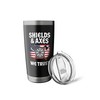 shields and axes we trust american viking norse mythology Stainless