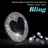Murimt 2pack Bling Car Cup Holder Coasters Cute Crystal Rhinestone