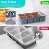 1/2 Cup Silicone Freezer Tray With Lid - Silicone Freezer