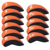 Golf Iron Cover Head Cover 11-Piece Set (3~9, P, A,