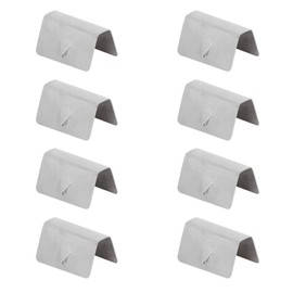 Suuonee Wind Deflector Clips, 8 Pieces Car Wind Rain Deflector Channel Stainless Steel Mounting Retaining Clips Fit for Heko G3