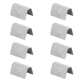 Suuonee Wind Deflector Clips, 8 Pieces Car Wind Rain Deflector Channel Stainless Steel Mounting Retaining Clips Fit for Heko G3