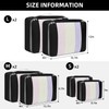 BAGAIL 6 Set Packing Cubes Various Sizes Packing Organizer for