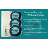 Longrich Bamboo Charcoal Soap, Black Soap,Brightening Soap for Fighting Pimples,