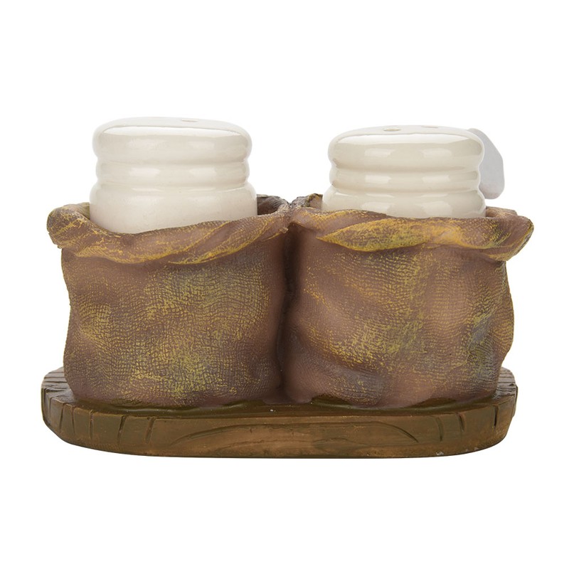 Cute Chef Statue Salt & Pepper Bottle Holder Ornaments Home