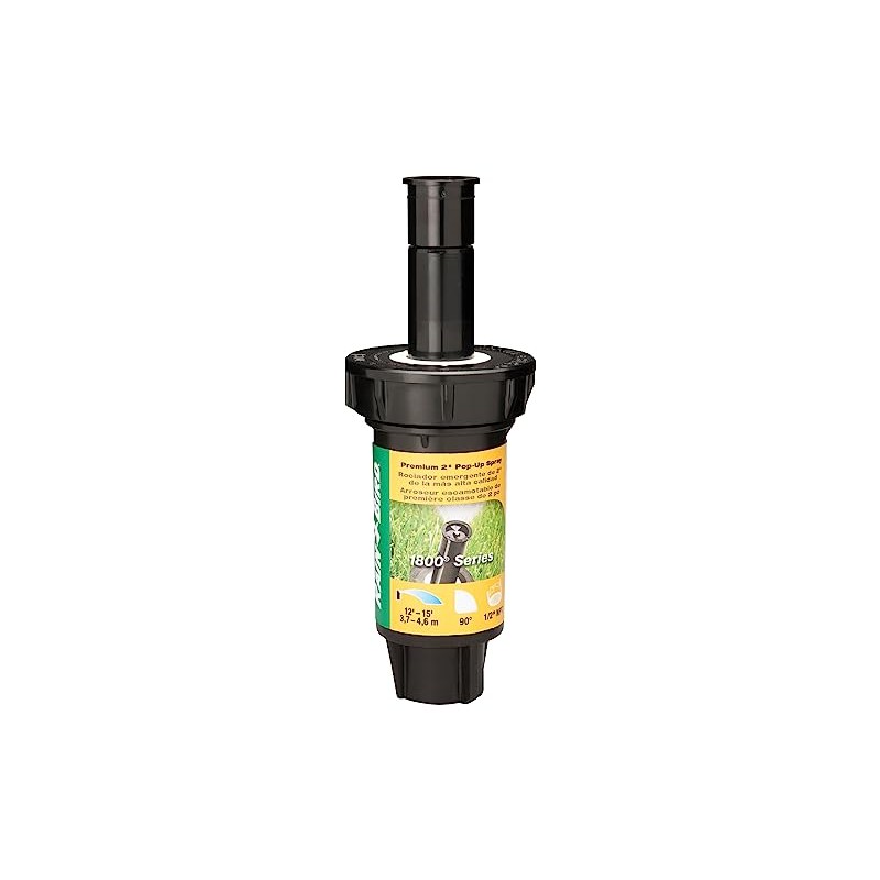 Rain Bird 1802Q Professional Pop-Up Sprinkler, 90° Quarter Circle Pattern,