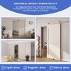 2PCS Barn Door Soft Close Mechanism, Upgraded Universal Weight Compatibility