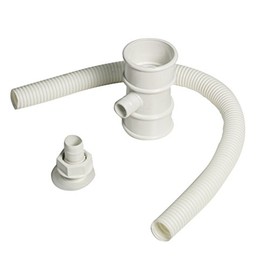 FloPlast RVM1W RVM1W-White Miniflow Rainwater Diverter (Conects to 50MM Round Downpipe), White