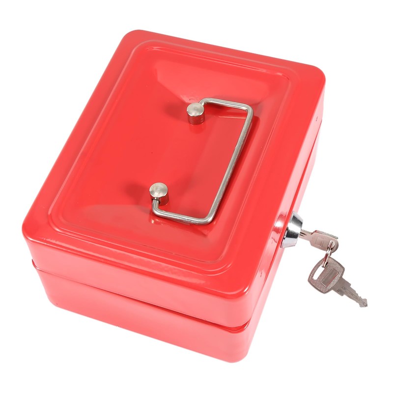 QANYEGN Mini Portable Money Box with Lock, Small Safe Lock
