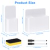 OFFCUP Magnetic Pen Holder, 2 Pieces Marker Holder, Magnetic Pen