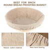 TopHomer 6 Packs Bread Basket Liner Cloth Sourdough Banneton Proofing