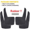 XUKEY RUBBER 4pc Universal Thicker Mud Flaps Car Pickup Van