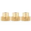 3Pcs RC Car Gear Copper M0.6 3.175mm Diameter Remote Control