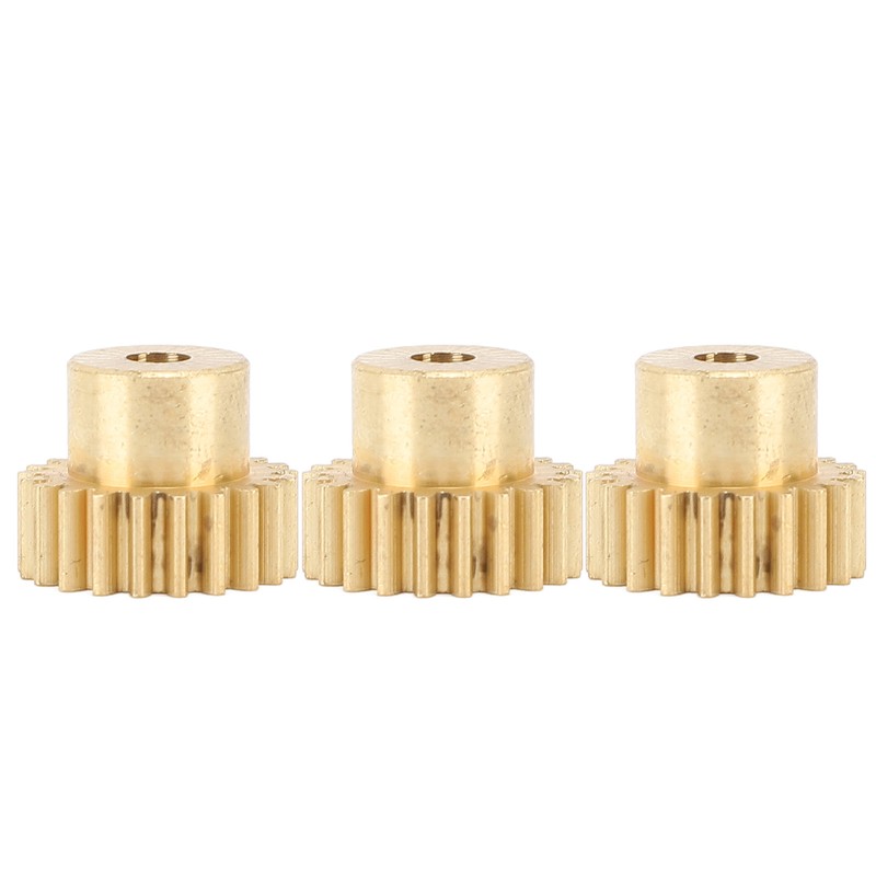 3Pcs RC Car Gear Copper M0.6 3.175mm Diameter Remote Control