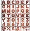 REOLAN 11 Inch Letter Stencils for Painting - 42 Pack