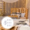 String Light Hooks, Heavy Duty Light Hook, Heavy-Duty Waterproof Holder