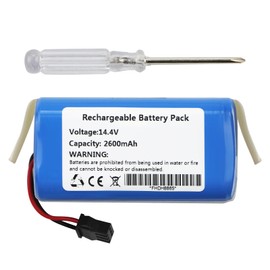 Battery Compatible with OKP Life K3P K4 K5 K7, Lefant M1 M210P T700 M201 M210 M213,Venga VG RVC 3000,Onson J10C,Tesvor M1 N1 S3 S6 Turbo X500 Robot Vacuum SUN-INTE-172 SUN-INTE-273 CMICR18650F8M7-4S1P