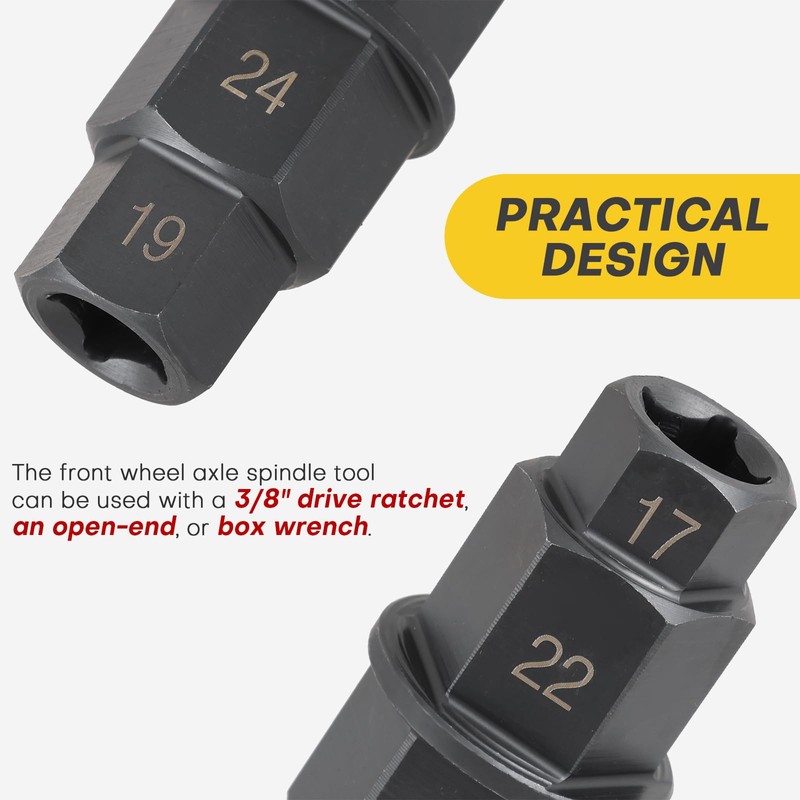 Acymner Motorcycle Front Axle Hex Tool | Universal Hex Allen