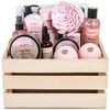 Aqua Elegante- Juegos de regalo de spa para baño. Cesta