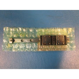 THK, 2RSR7MUU + 100LM, Two RSR7 Linear Guide Blocks on a 100mm Rail