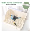 YANGUN Bird Shower Budgie Bathtub, Bird Bathhouse Bathtub, Water Cycle