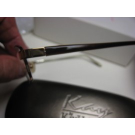 CHRISTIE BRINKLEY Eyeglass Frames SUAVE in  GOLD  52-19-135 With  Case New