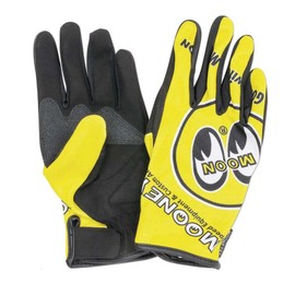 MOONEYES OMG-018 MESH GLOVE Mesh Gloves, Yellow, XL Size